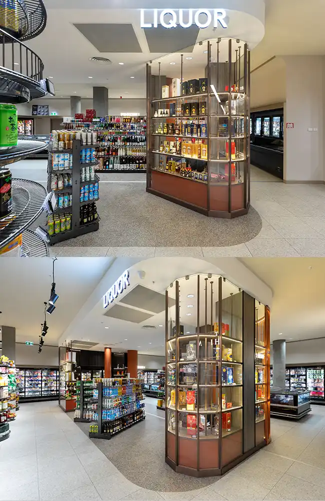 supermarket cashier counter
