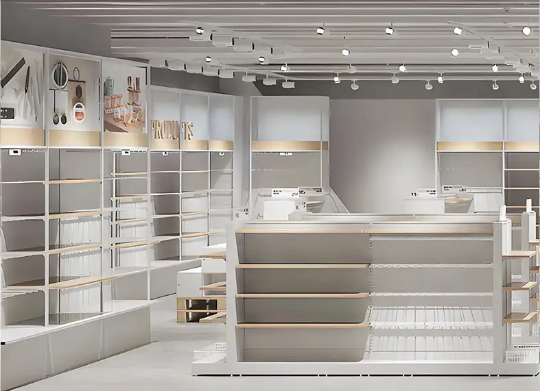 retail shelving display racks