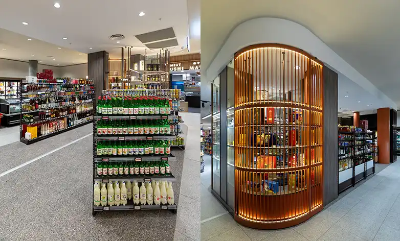 beverage display rack