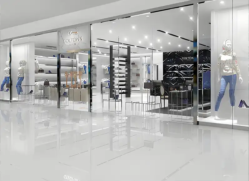 clothing store display rack