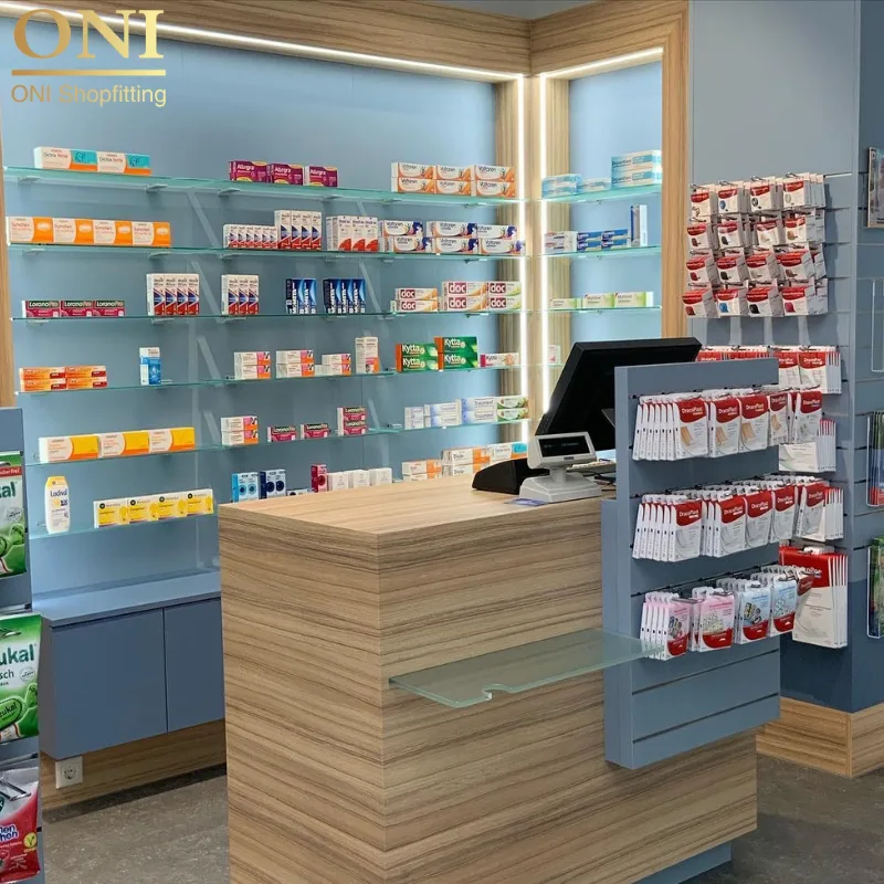 retail display shelves
