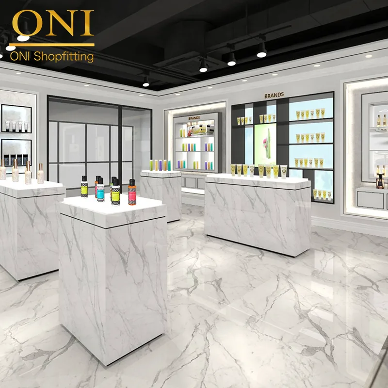 cosmetic product display stands