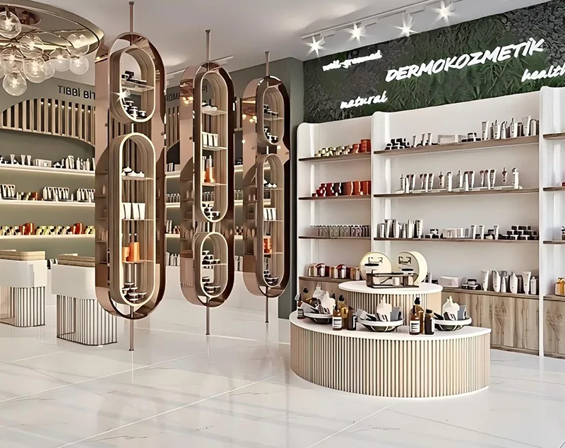 ONI-Shopfitting Functional Medical Retail: Counter for Retail Store & 3D - Optimized Interiors