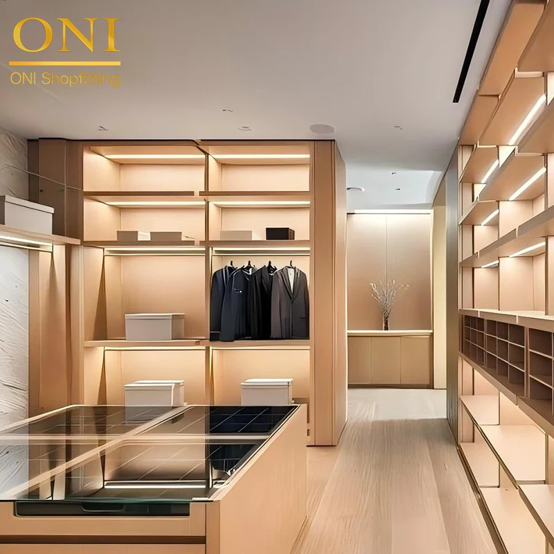 retail store display shelves