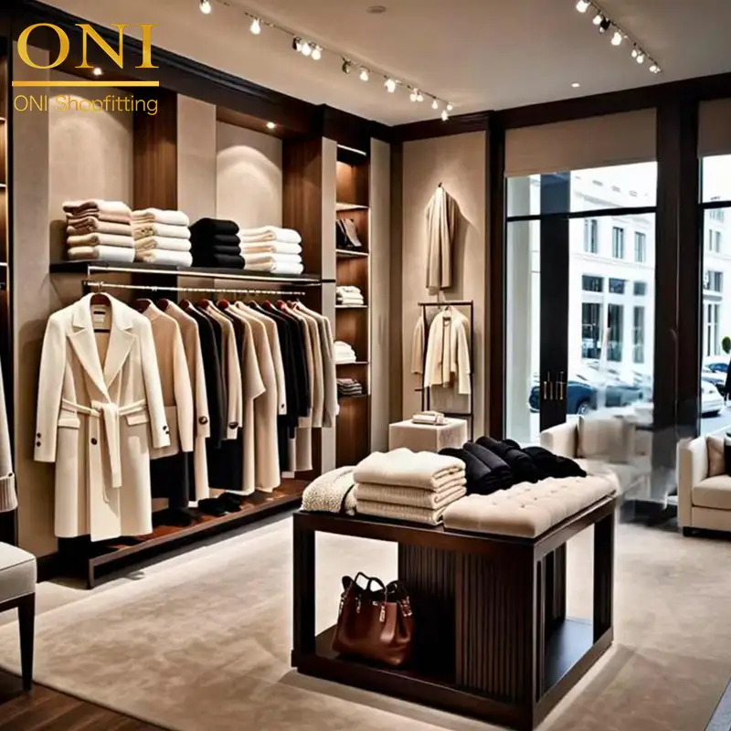 interior of a clothing store