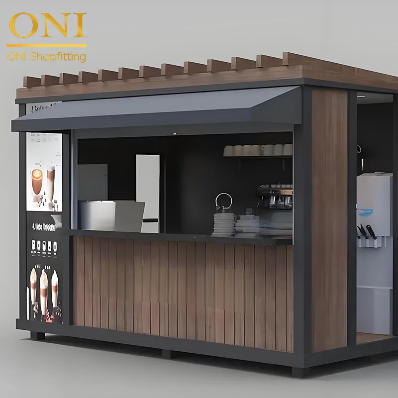 small coffee kiosk design