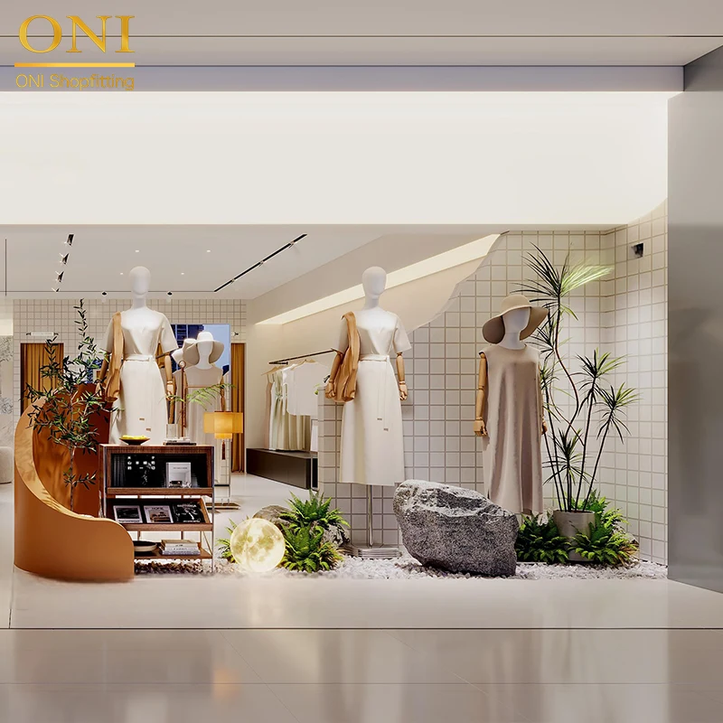 interior of a clothing store