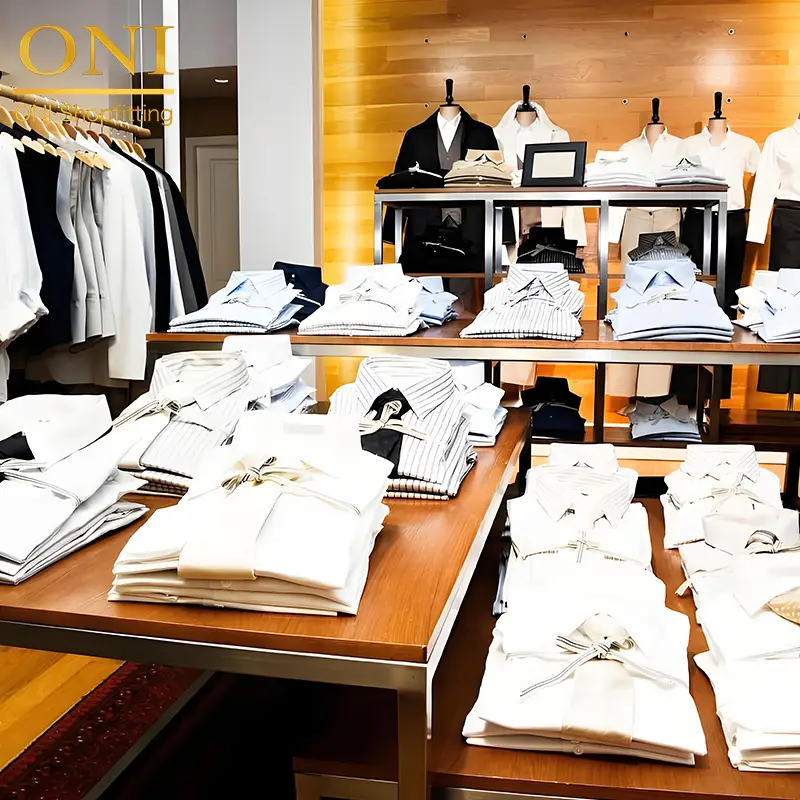 display clothing design on shirts