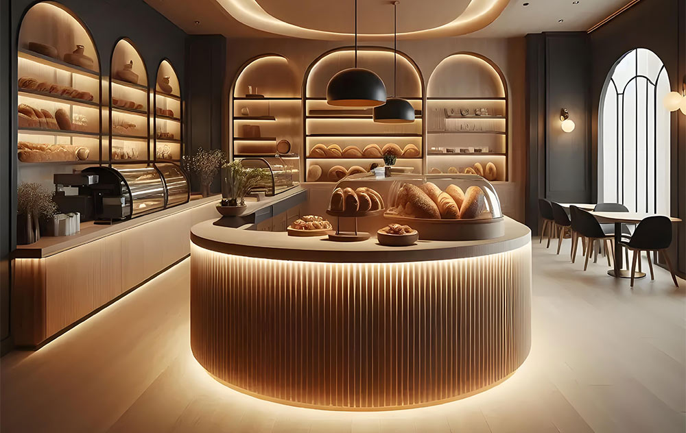 bakery display case