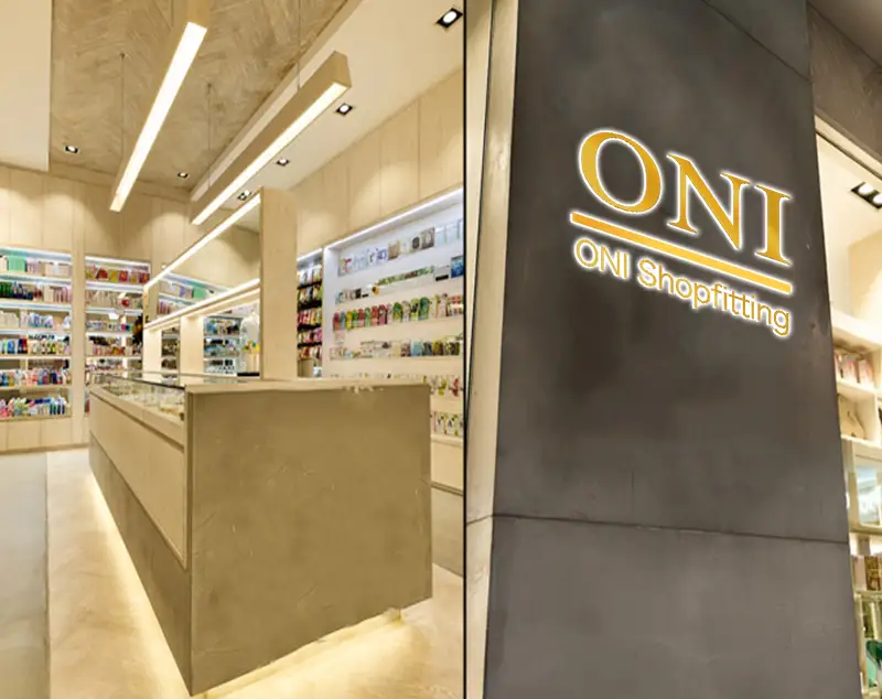 ONI Display Mirrored Glass Stands Framed in Brushed Silver, Elevating Stand Perfumes Showcases