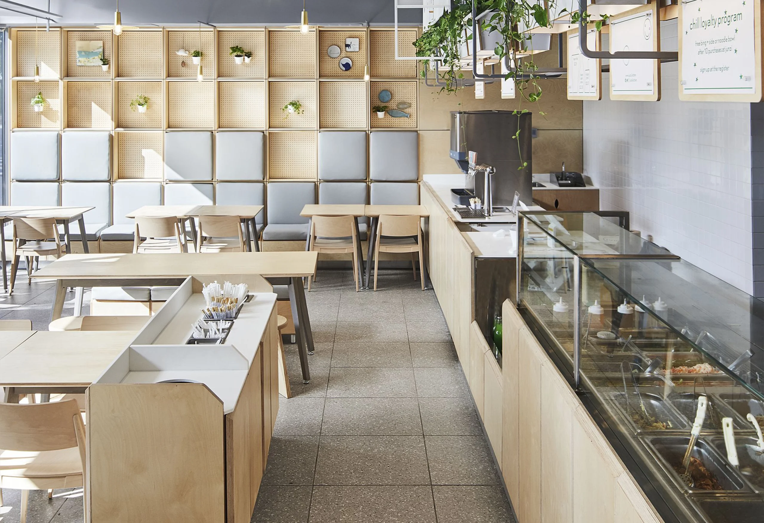 dining table in restaurant