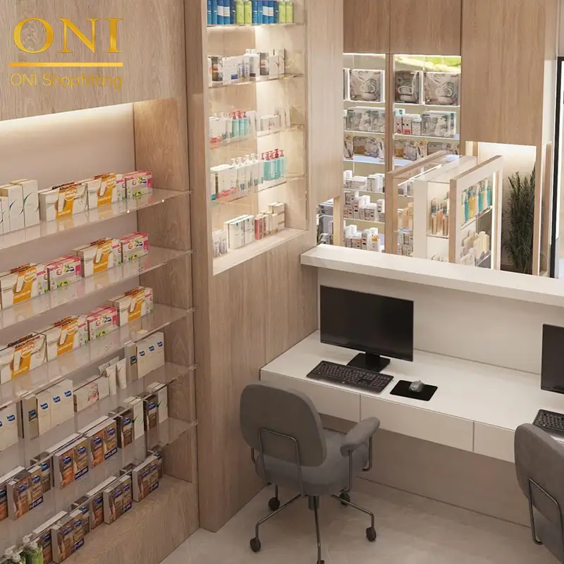 wooden pharmacy
