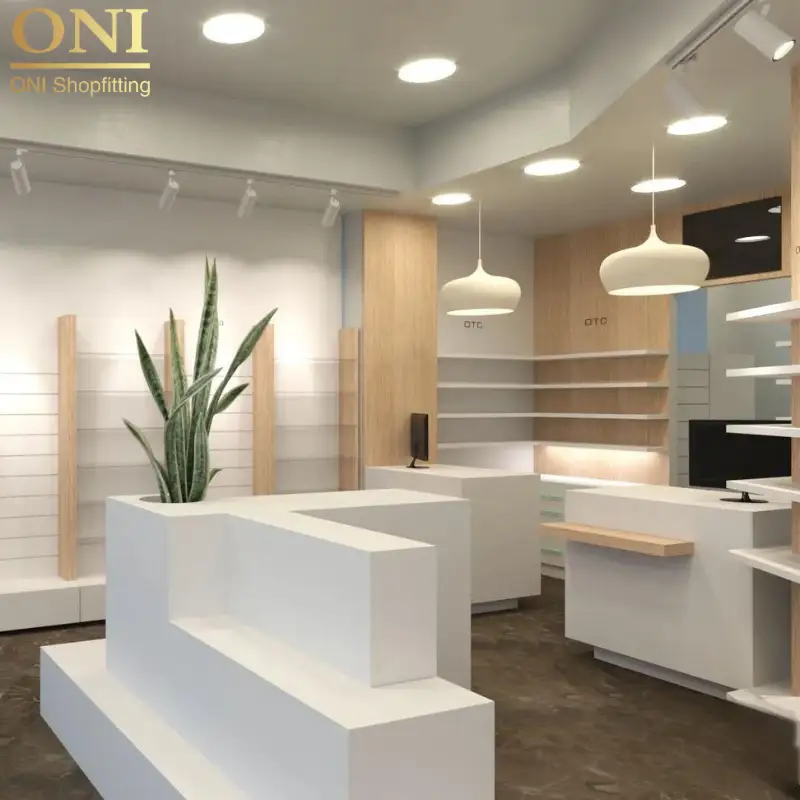 medical shop interior