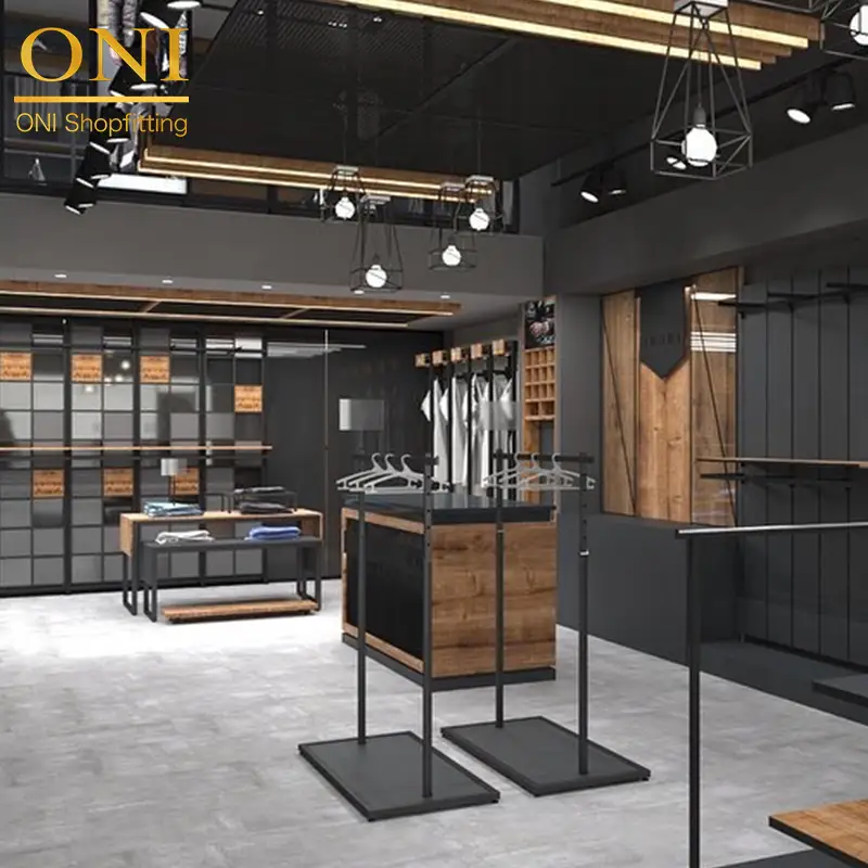 small mens wear shop design