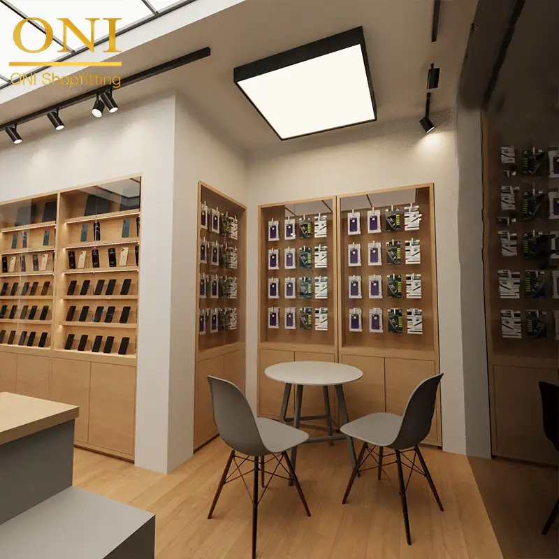 mobile accessories shop design