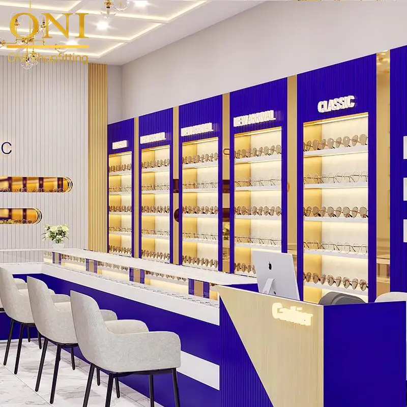 small optical shop design