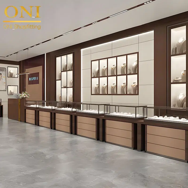jewelry wall mounted display cases