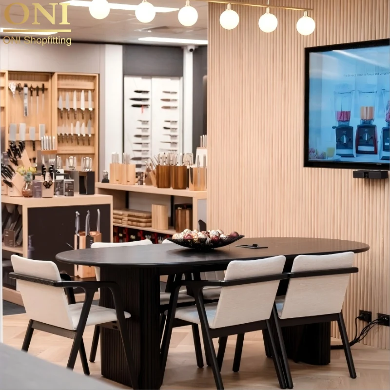 wooden display showcase
