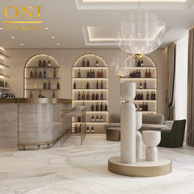 cosmetic display counter