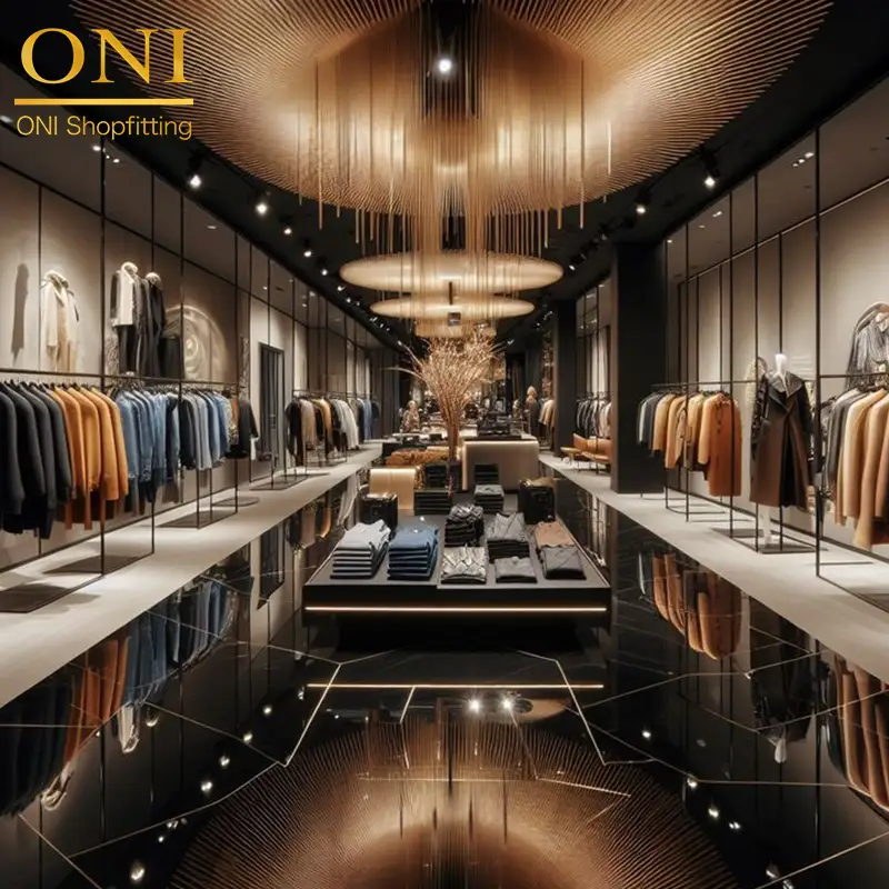 interior of a clothing store