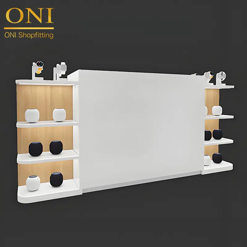 small electronic shop design