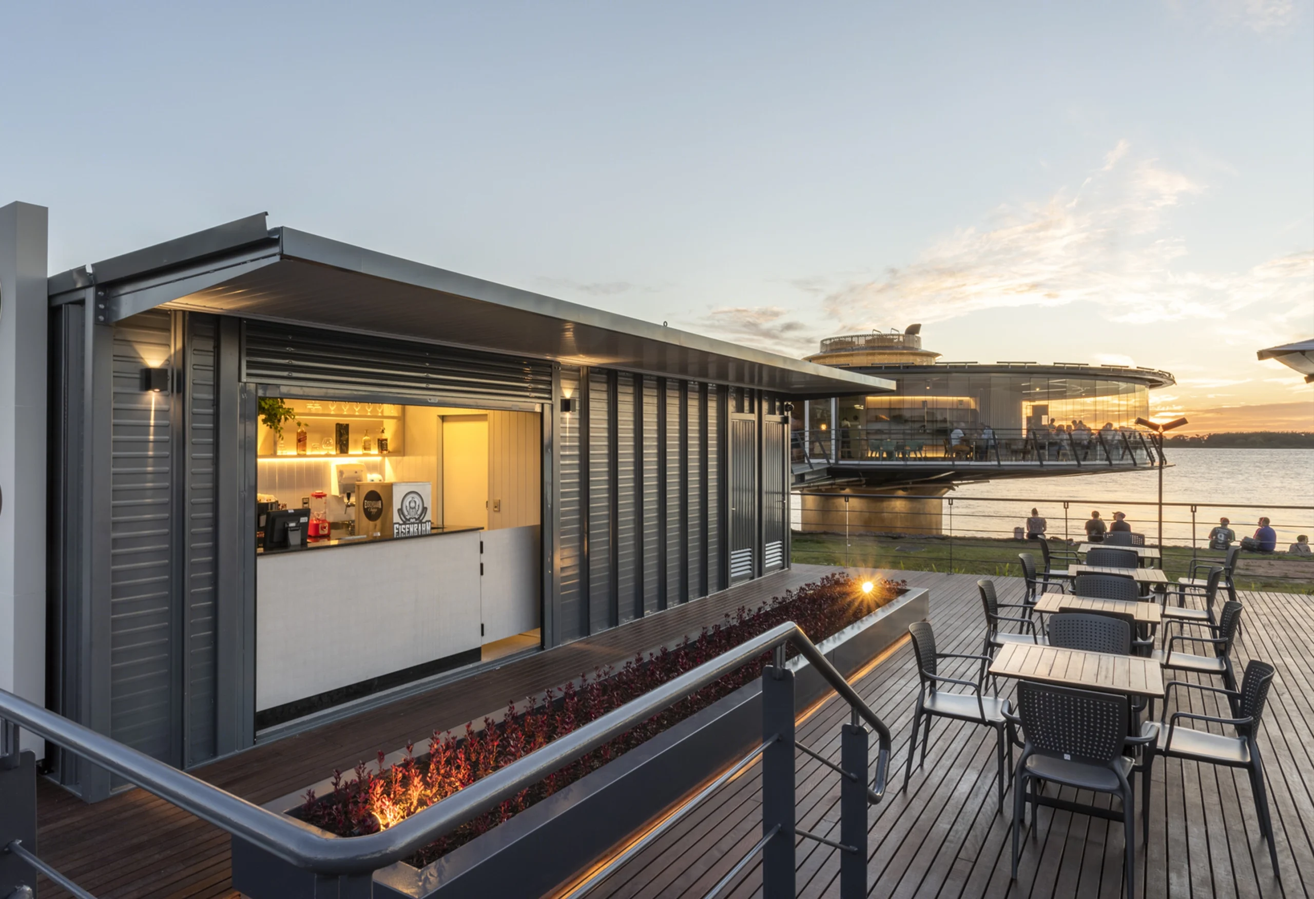 shipping container restaurant