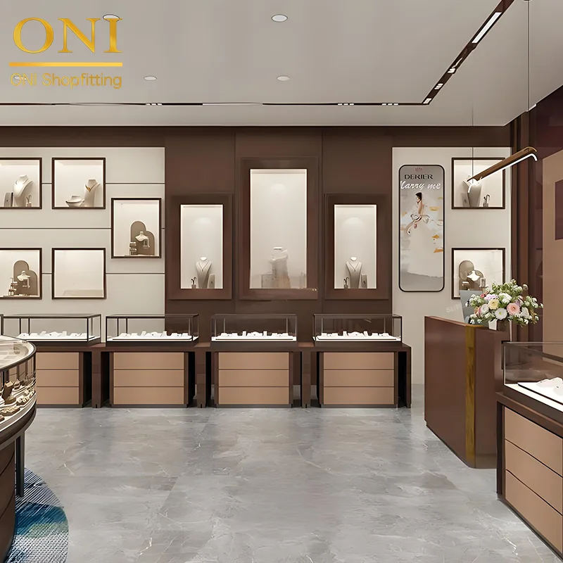 jewellery counter design in india