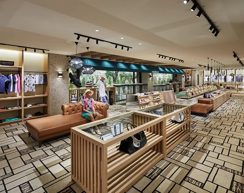 ONI Display Natural Oak Harmony: Wood Counter Design for Shop Elegance