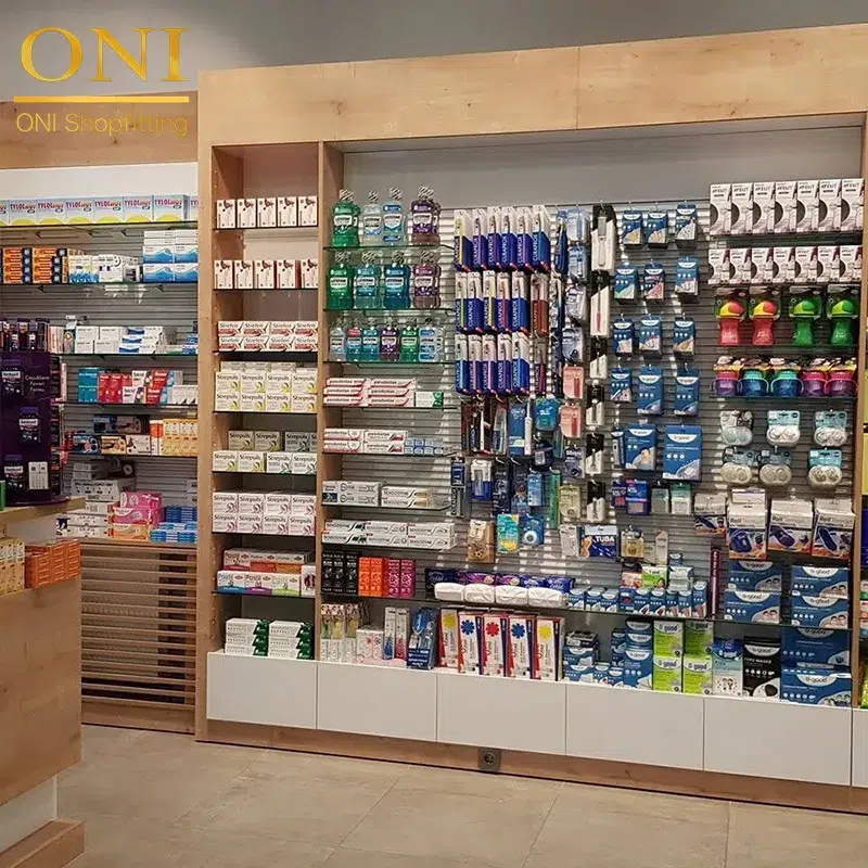 wooden pharmacy