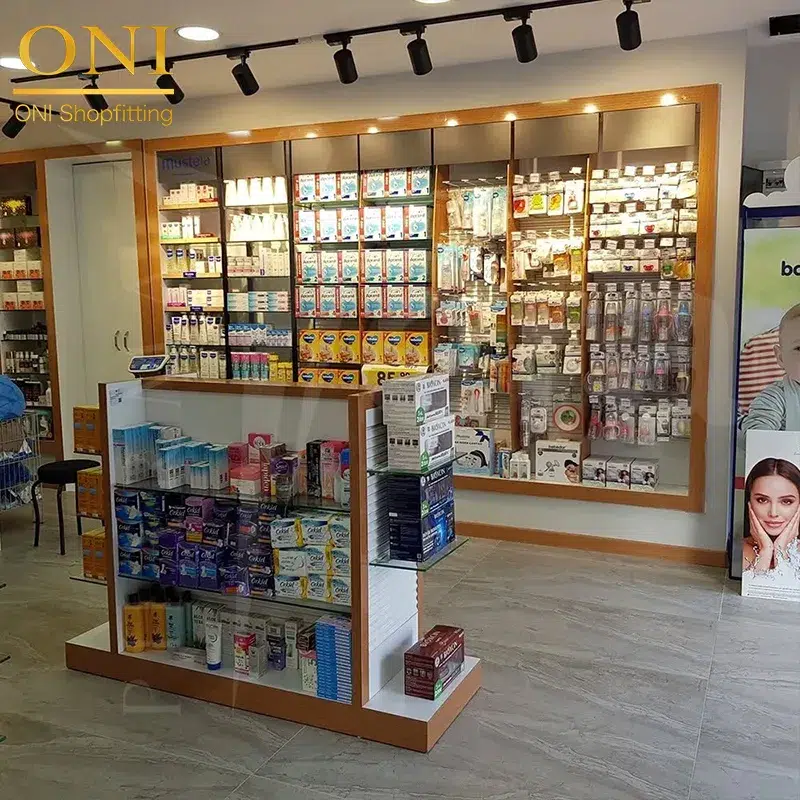 small retail pharmacy design