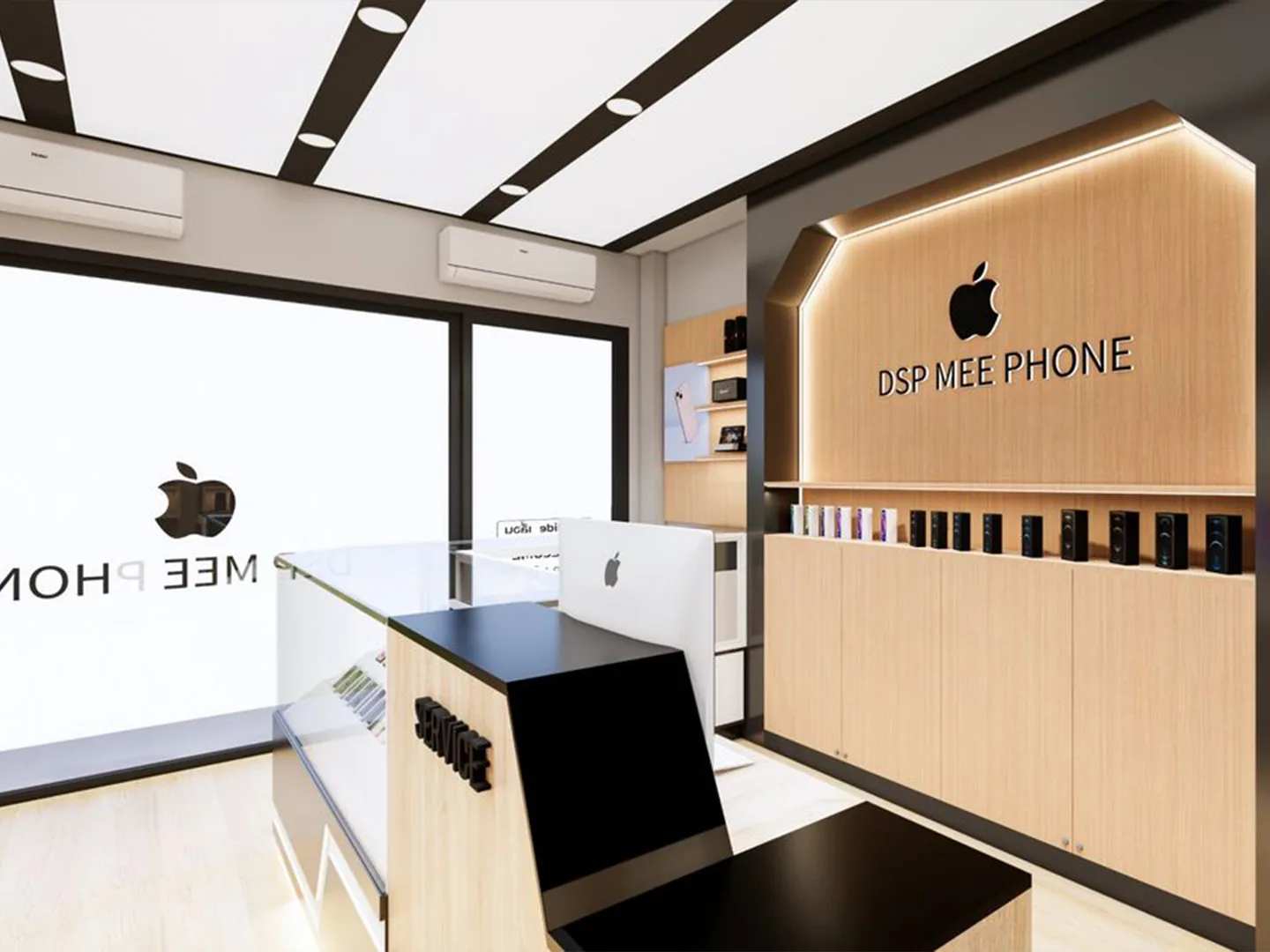mobile shop decoration