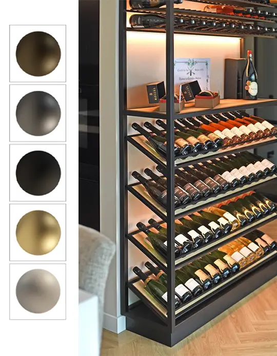 wine stand metal
