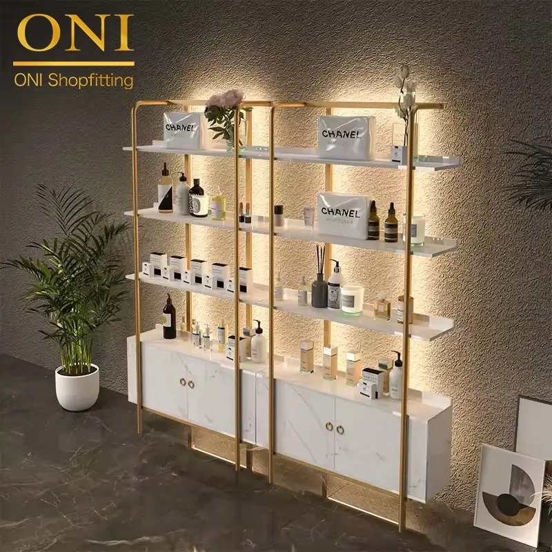 cosmetic shelf display