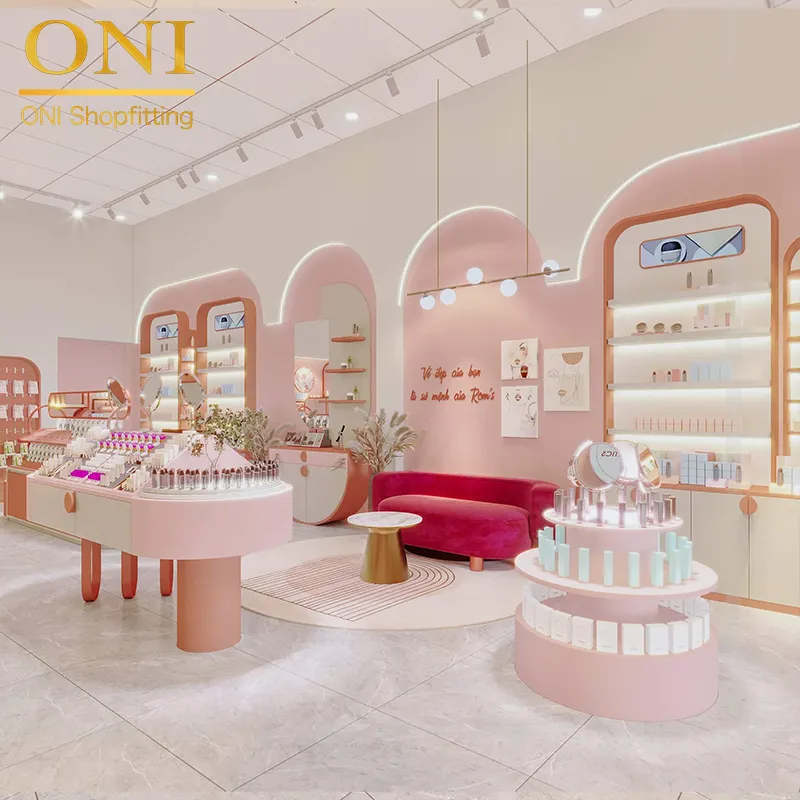 cosmetic shelf display