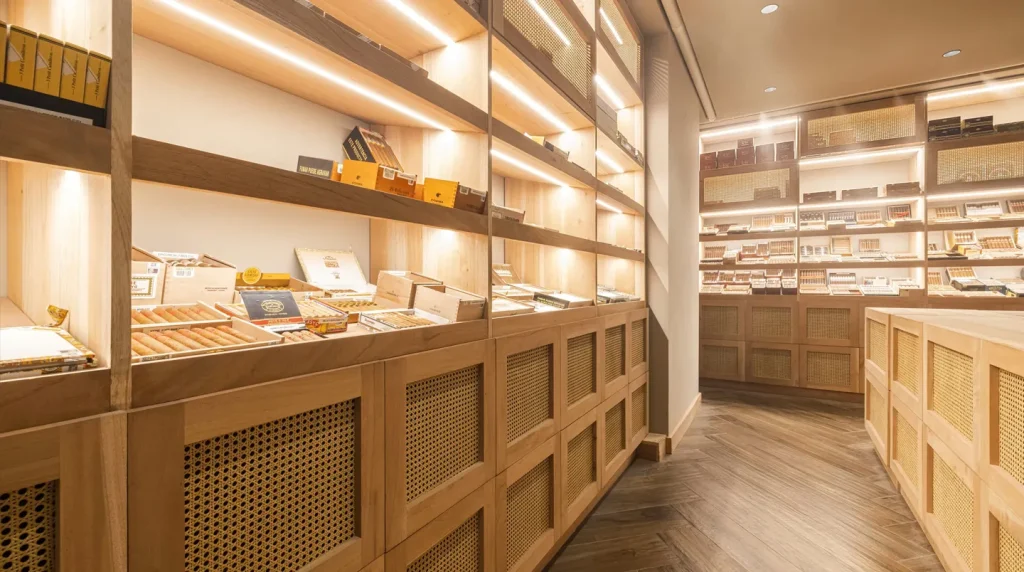 cigar accessories display