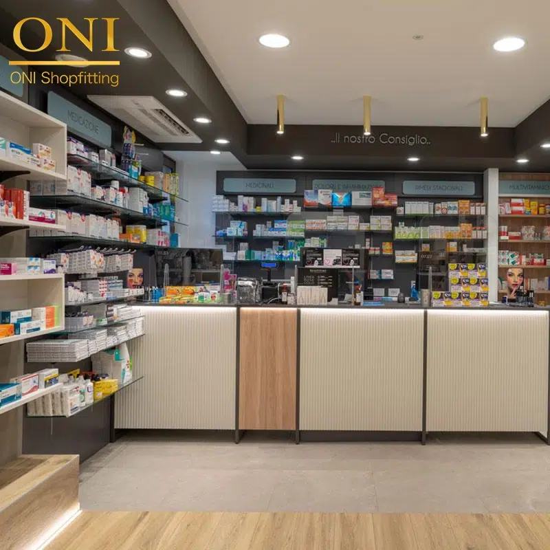 pharmacy shelving