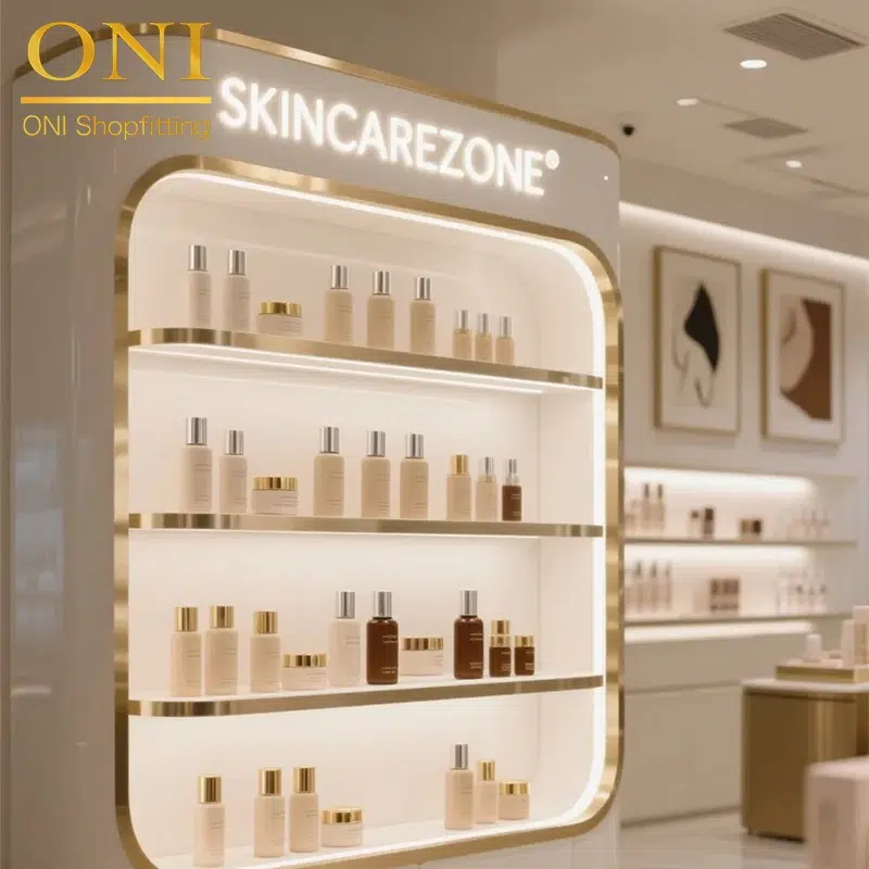 retail display shelves