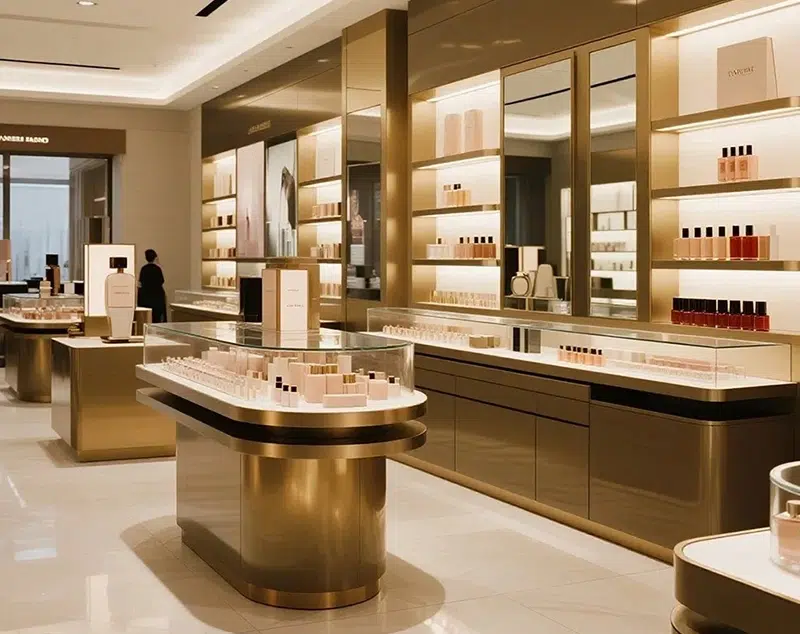 ONI Display Cosmetic Stands | Luxury Perfume Display Counter