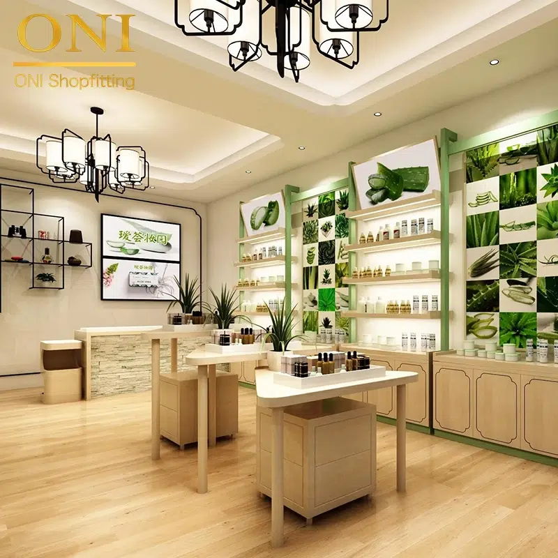 makeup display stand