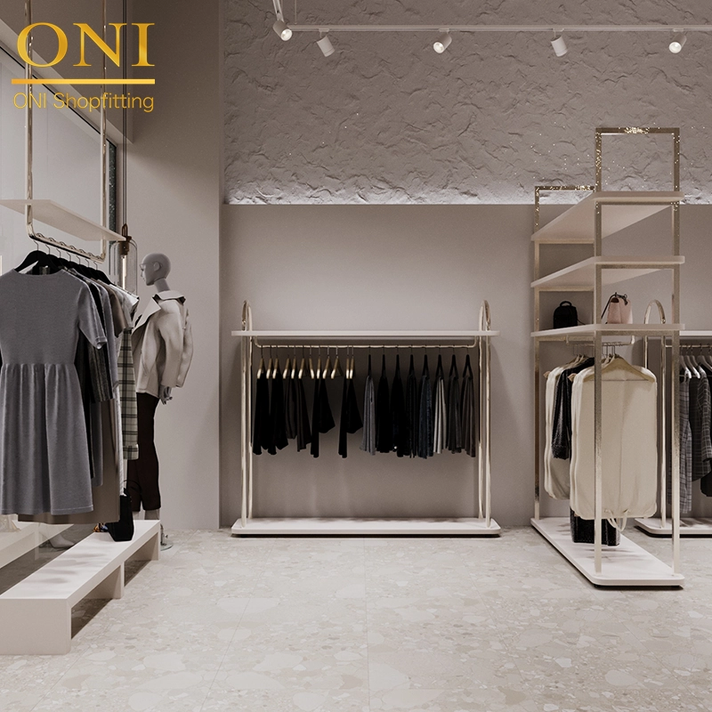 shelves design for clothes shop