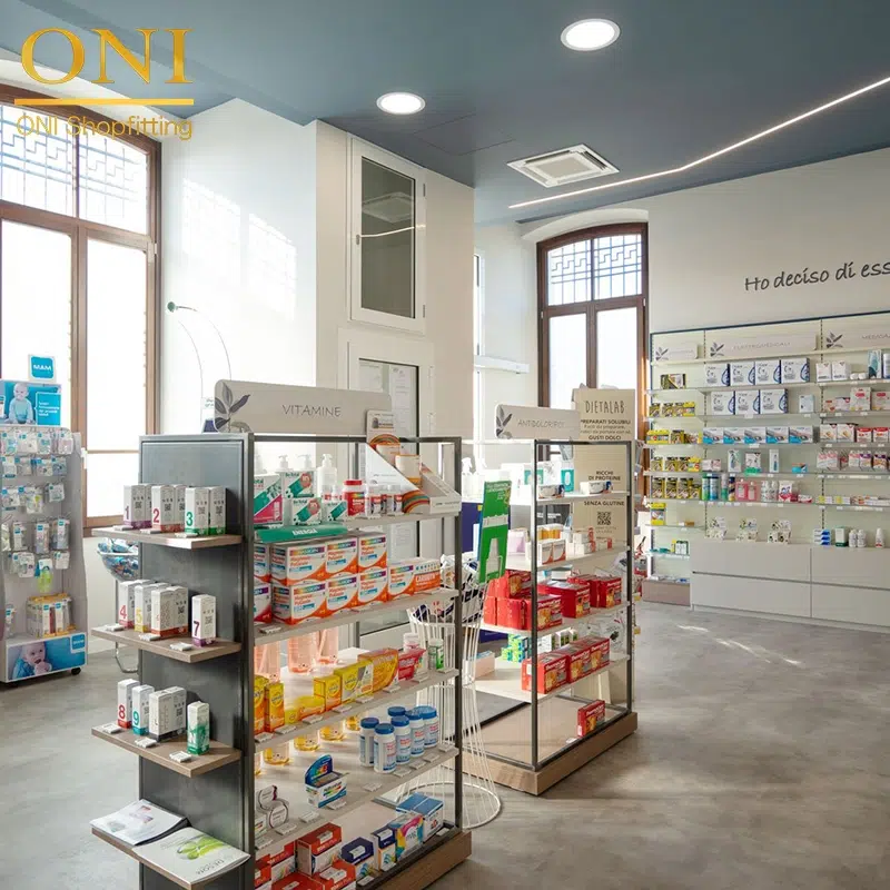 pharmacy shelving