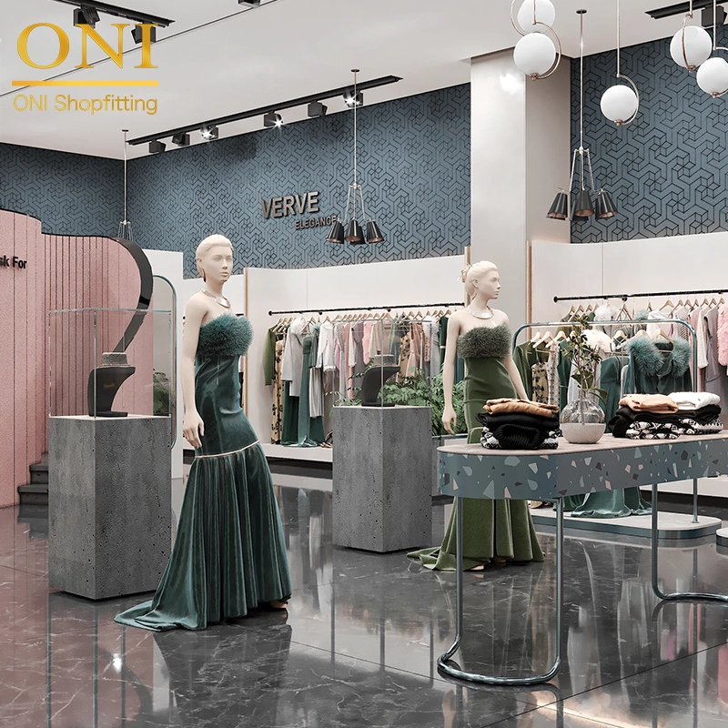 wall display ideas for clothing store