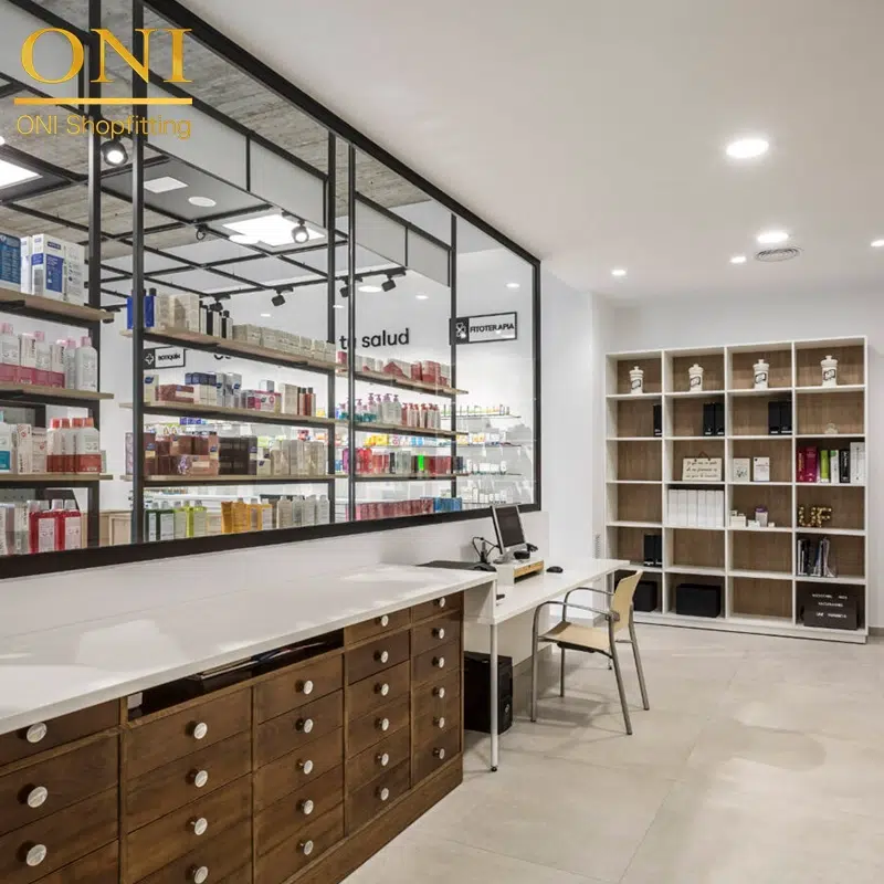 pharmacy shelving