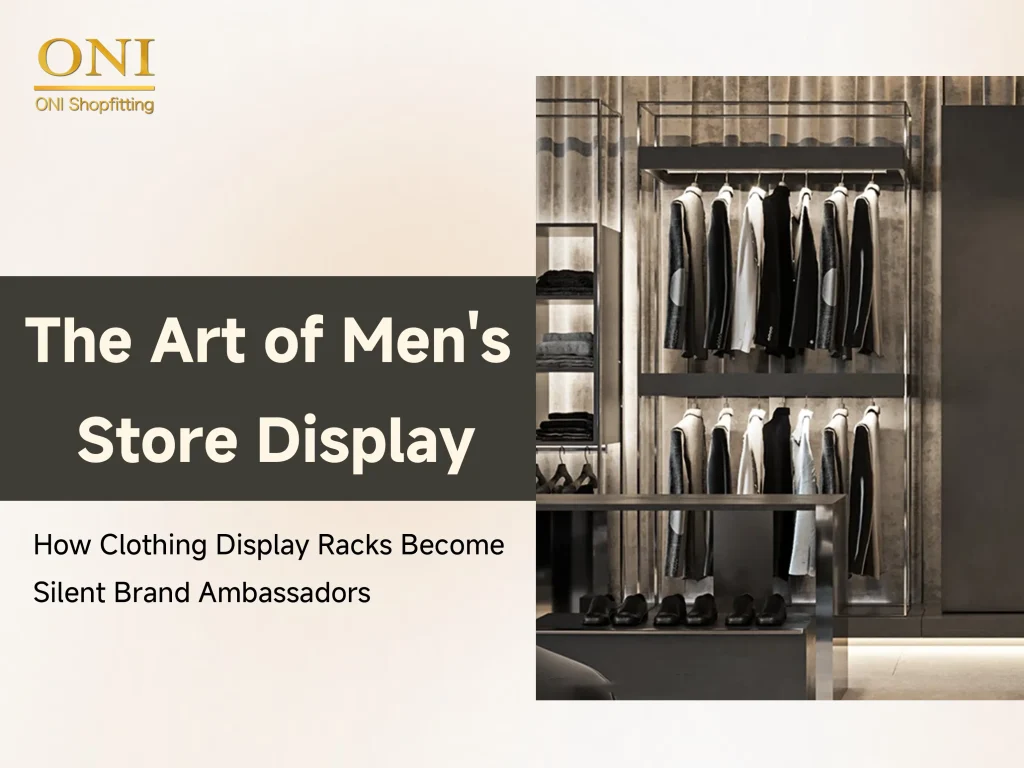 interior design for men's clothing store