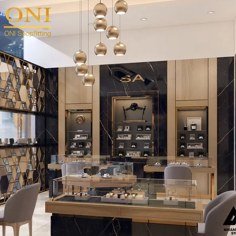 watch display case wall