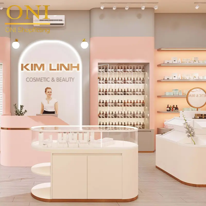 makeup display stand