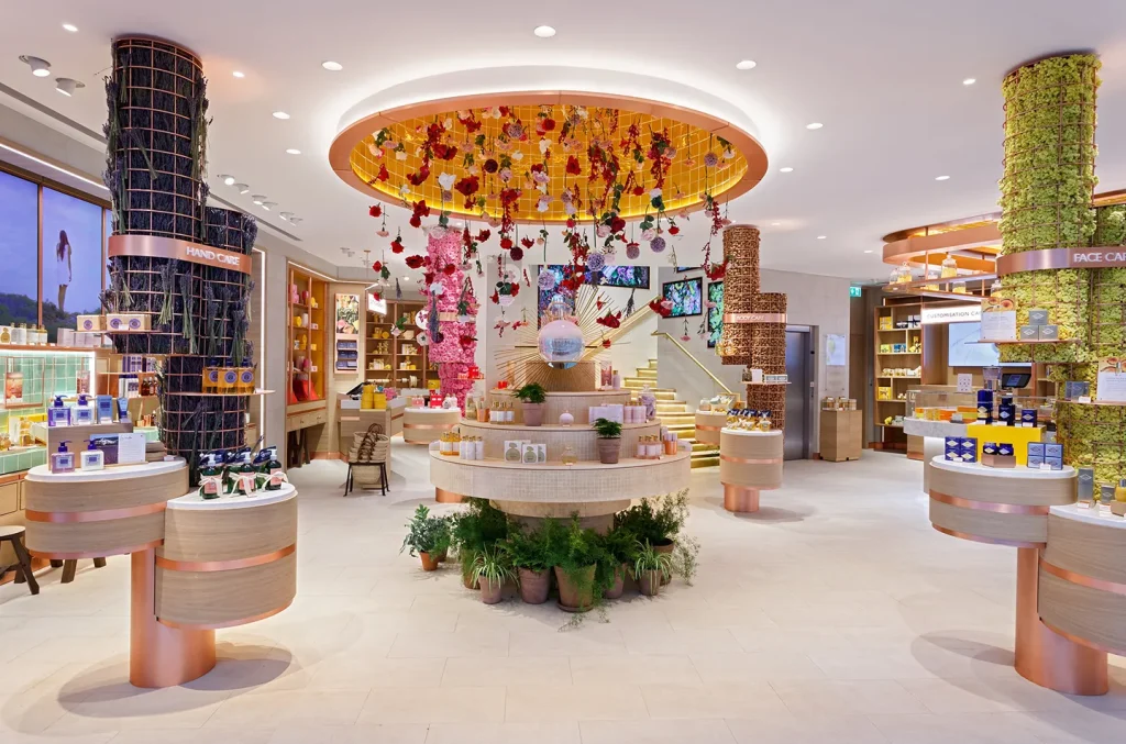 perfume display cabinet