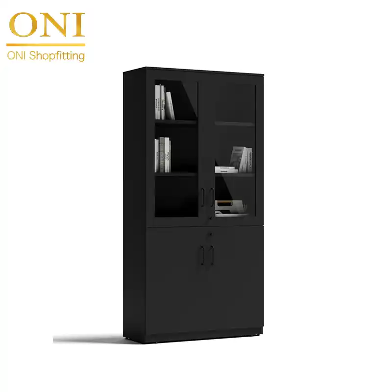 bookcases with cabinet