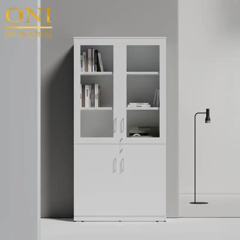 bookshelf and cabinet