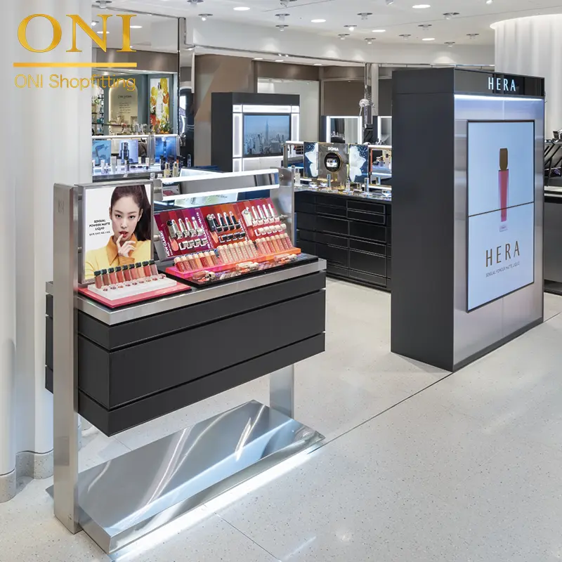 cosmetic shop counter design